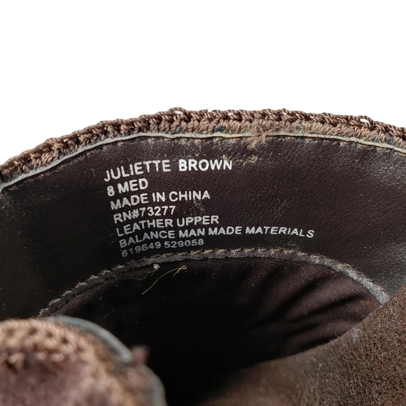 Sonoma | Juliette Bohemian Genuine Suede Leather Brown Slip On Clogs Women's 8 - Picture 9 of 12